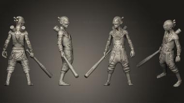 Military figurines Kunlun 3d model